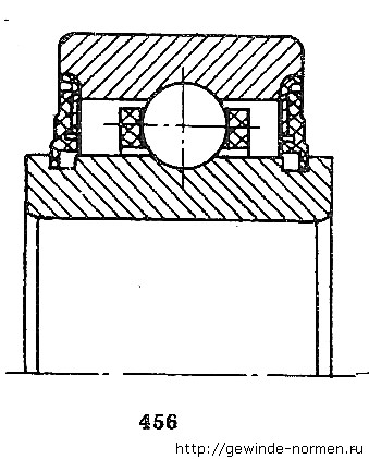 На рисунке изображен подшипник